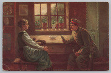 1916 WWI German Soldier & Woman