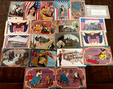 Lot of 20 Antique~ Patriotic Postcards~ Washington~July 4th~Flags~etc.~s511 picture