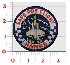 MARINE CORPS VMFA-533 HAWKS SFF F-35 EMBROIDERED PATCH HOOK & LOOP picture