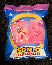 Wendy's Sonic the Hedgehog Trading Card Pack 5 Cards + Sticker Amy Rose picture