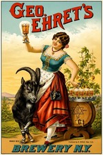 Geo. Ehret's Brewery N.Y. Vintage 🍺 Poster - 24x36” Art Print picture