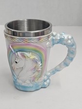 Ebros Sacred Rainbow Unicorn Mug 12oz Celtic Knots Rim Tankard Coffee Cup 5