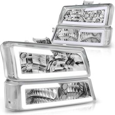 LED DRL Headlights for 03-07 Silverado Avalanche 1500 Classic picture