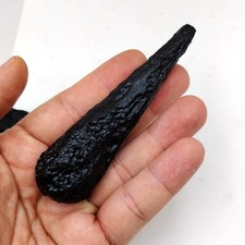 56.6g Rare Angel Chime Indochinite Tektite Teardrop Splashform Meteorite Glass picture