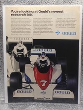 Vintage Gould Inc Penske Racing Team IndyCar 1978 Print Advertising Full Page Ad picture