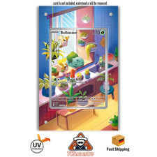 Bisasam Bulbasaur SCR 143/142 Pokemon Extended Artwork Frame & Protective Case picture