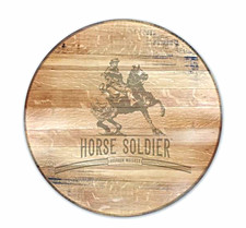 Horse Soldier Bourbon authentic finished barrel head picture