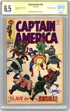 Captain America #104 CBCS 6.5 Witnessed Sig Jim Steranko 1968 picture