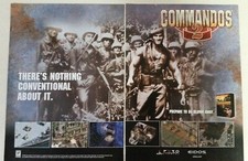 2000 COMMANDOS 2 2-Page vintage PRINT AD PC video game EIDOS picture