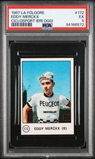 La Folgore Cyclosport Yesterday Today 1967 # 172 PSA EX 5 Eddy Merckx Figure picture