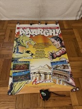 VTG Aaargh Arcadia Arcade Flyer Original Video Game Art Promo Sheet Retro 1987 picture