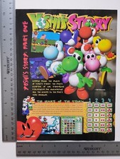 Yoshis Story Colorful Vintage Original Print Ad / Poster Game Gift Art picture