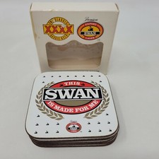 NEW SWAN EXPORT LAGER AUSTRALIAN BEER 6 PACK COASTERS picture