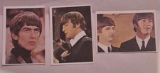 Authentic THE BEATLES 1964 TOPPS COLOR CARDS - 3 Cards #11 #19 #47  Ungraded. picture