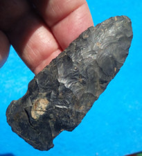 SUPERB 2-7/8 OTTER CREEK NEW YORK ARROWHEAD Authentic Projectile Point ARROWHEAD picture