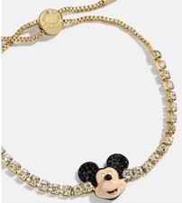 NEW Baublebar Disney Mickey Mouse Tennis Bracelet • Pull-Tie Closure picture