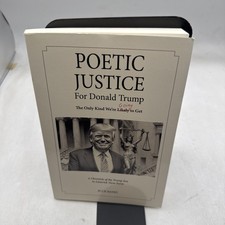2024 Poetic Justice For Donald Trump By Buck Banks Signed x2 + Letter  picture