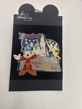 Disneyland Resort Where the Magic Began Sorcerer Mickey, Tinker Bell Pin picture