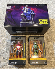 Star Wars Black Series Clone Wars Lot - ARF Trooper  & AT-RT, Thorn and Doom  picture