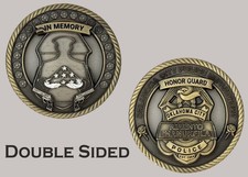 Oklahoma City Police Honor Guard Memorial Challenge Coin  J#36 picture