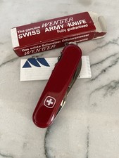 WENGER Vintage Original Stainless THE GENUINE Swiss Army Knife F1243 picture