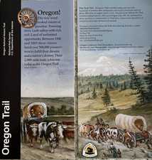 Newest OREGON TRAIL   NATIONAL PARK SERVICE UNIGRID BROCHURE/MAP  GPO 2024 picture