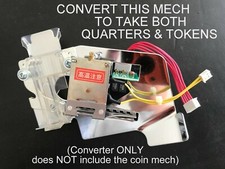 $.25 CONVERTER FOR YAMASA PACHISLO SLOT MACHINES, ACCEPTS BOTH QUARTERS & TOKENS picture