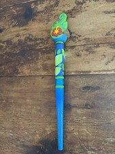 Magiquest 2 Wands Great Wolf Lodge Hibiscus Floral & Green Crystal Vine  Tested picture
