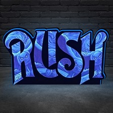 Rush 3D Print Led Lightbox Rush Pinball Topper for Pinball Machine Game Sign picture