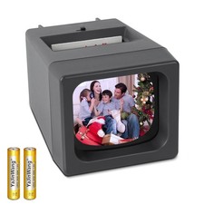 35 mm Film & Slide Viewer, 2X LED Illuminated Viewing Slide Projector for Old Sl picture