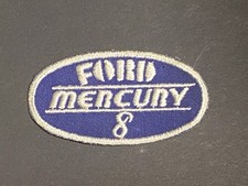 Vintage 1940s Mercury 8 Mechanic Service Uniform Patch Ford Dealer NOS picture