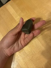 VERY RARE Old Earth Polished Native American Navajo Tool Grinding Stone 2/1 Inch picture