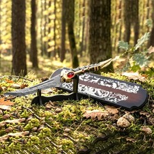 Arya Stark Catspaw Dagger Game of Thrones Valyrian Steel Damascus Knife Gift picture
