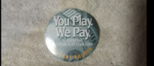 Caesars palace emperors slot club pinback button 