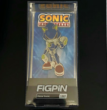 FiGPiN Sonic the Hedgehog Metal Sonic  Pin #1381 NYCC 2023 Ltd 750 picture