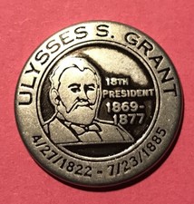 Ulysses S. Grant, 18th President, WhiteHaven Collectible Token picture