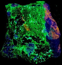 Big A++ SW UV Fluorescent Willemite, Hardystonite & Clinohedrite Franklin NJ picture