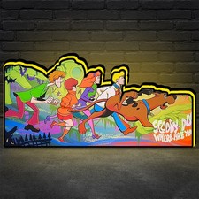 Scooby Doo Where Are You Pinball Topper LED Sign 3D Printed Lightbox Game Decor- picture