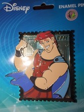 NEW - HERCULES DISNEY ROYAL STAMP PIN - PINK A LA MODE/PALM - EDITION SIZE 400 picture
