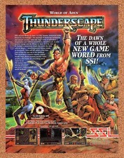 Thunderscape PC Original 1994 Vintage Ad - SSI Video Game Promo picture