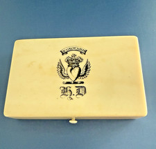 Antique FrenchIvory Box with 4 Bone Handle Wax Seals-