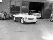 Austin Healey 100 1954 Advertising Road Test Car Old Photo picture
