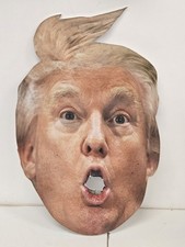 Bobble Hedz Donald Trump Yelling Mask ~ Costume ~ Big Head ~ Oversized Head picture