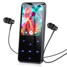 AGPTEK 64GB MP3 Player with Bluetooth, M3 2.4 inch Music Black picture