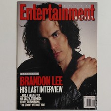 ENTERTAINMENT WEEKLY Magazine 222 May 1994 BRANDON LEE Last Interview The CROW picture