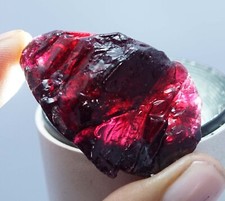 151.20Ct GIE Certified Burmese Natural Crystal Red Ruby Rough Untreated Gemstone picture