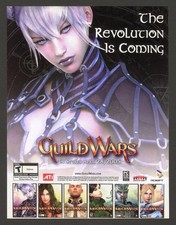 Guild Wars PC 2005 Vintage Promo Ad Art Print Poster Classic RPG (B) - Glossy picture