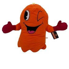 Namco Pac-Man Clyde Orange Ghost Plush Large 18