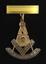 Masonic Past Master's Jewel with Engraving Bar (PM3-PB) picture