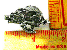 razorback pin collectible old hawg wild hog pig boar animal pinback picture